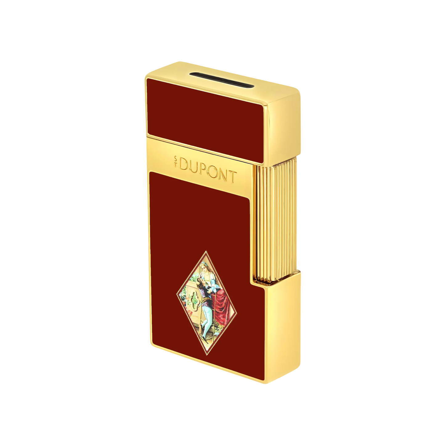 S.T. Dupont Biggy Burgundy Lacquered Romeo y Julieta Lighter/Briquet 025050