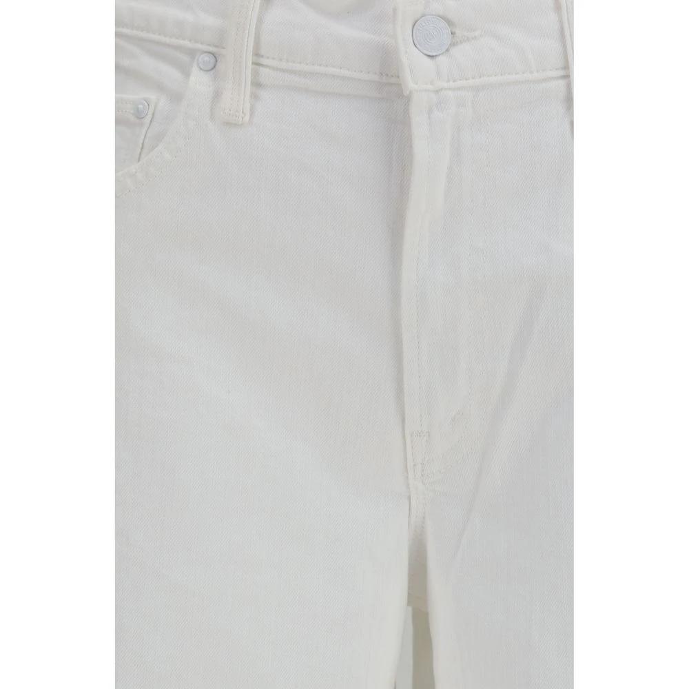 Mother Denim White Cotton Jeans Denim