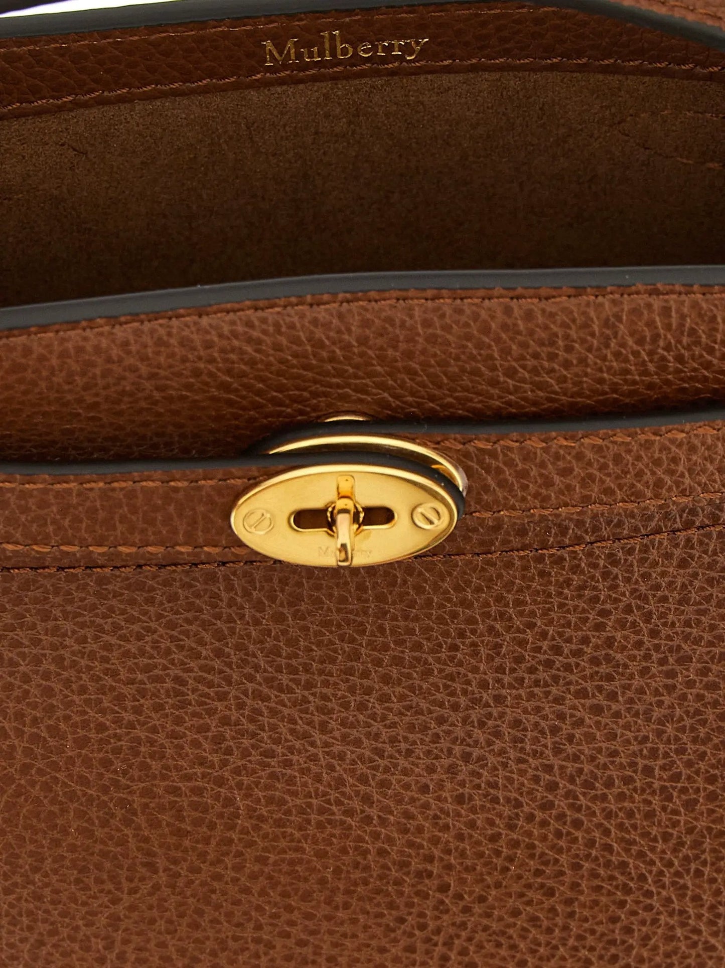 Mulberry Brown Calfskin Crossbody Bag