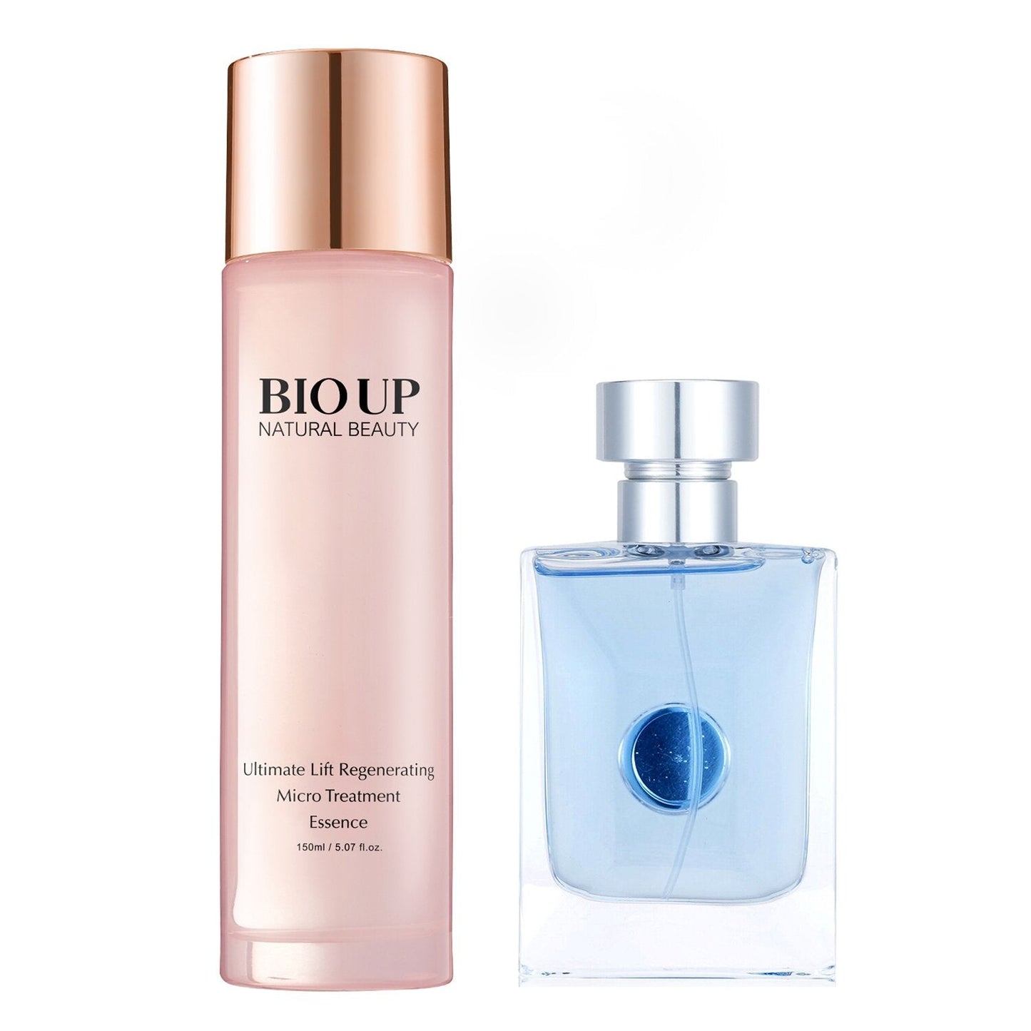 Versace Versace Pour Homme EDT Spray 50ml + Natural Beauty BIO UP Treatment Essence 150ml 2pcs