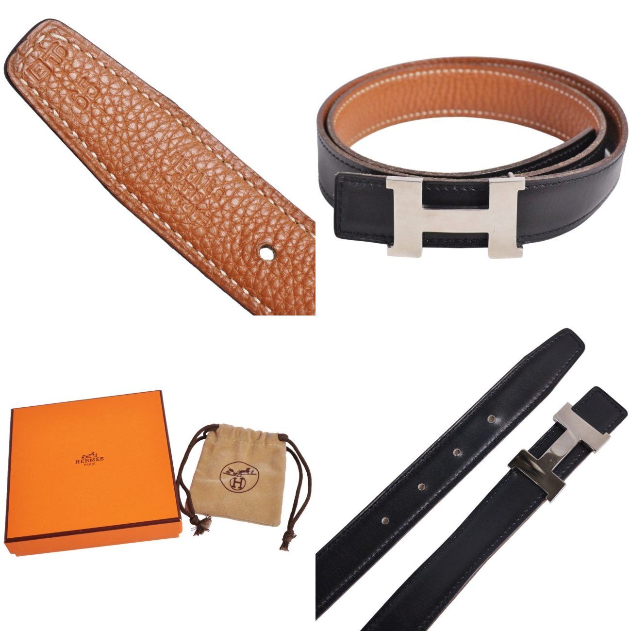 Hermes Belt Leather Reversible