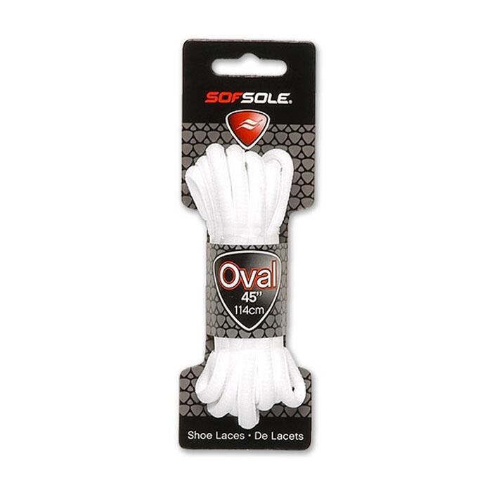 SS Athletic White Oval Lace 45"