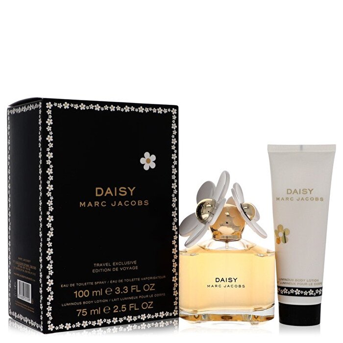 Marc Jacobs Daisy Eau De Toilette Spray & Luminous Body Lotion 60ml/2.5oz (travel Edition) 90ml/3.4oz