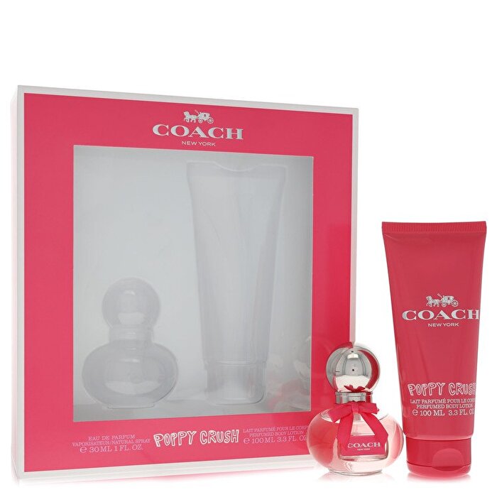 Coach Poppy Crush Gift Set - Eau De Parfum Spray + Body Lotion 3.3 oz