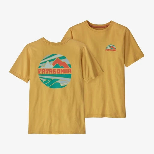 Patagonia Kids' Regenerative Organic Certified™ Cotton Graphic T-Shirt bambino Yellow