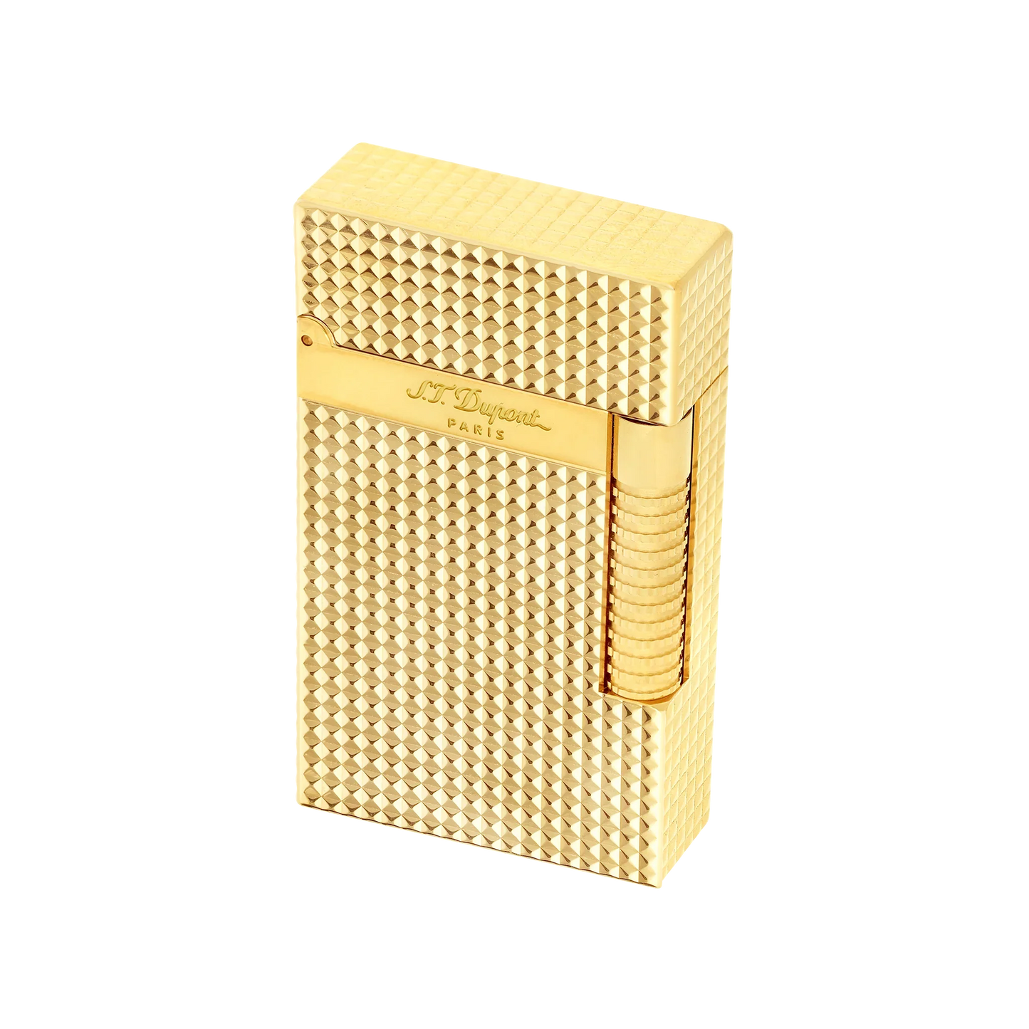 S.T. DUPONT Le Grand Diamond head Lighter Gold Lighter/Briquet C23009