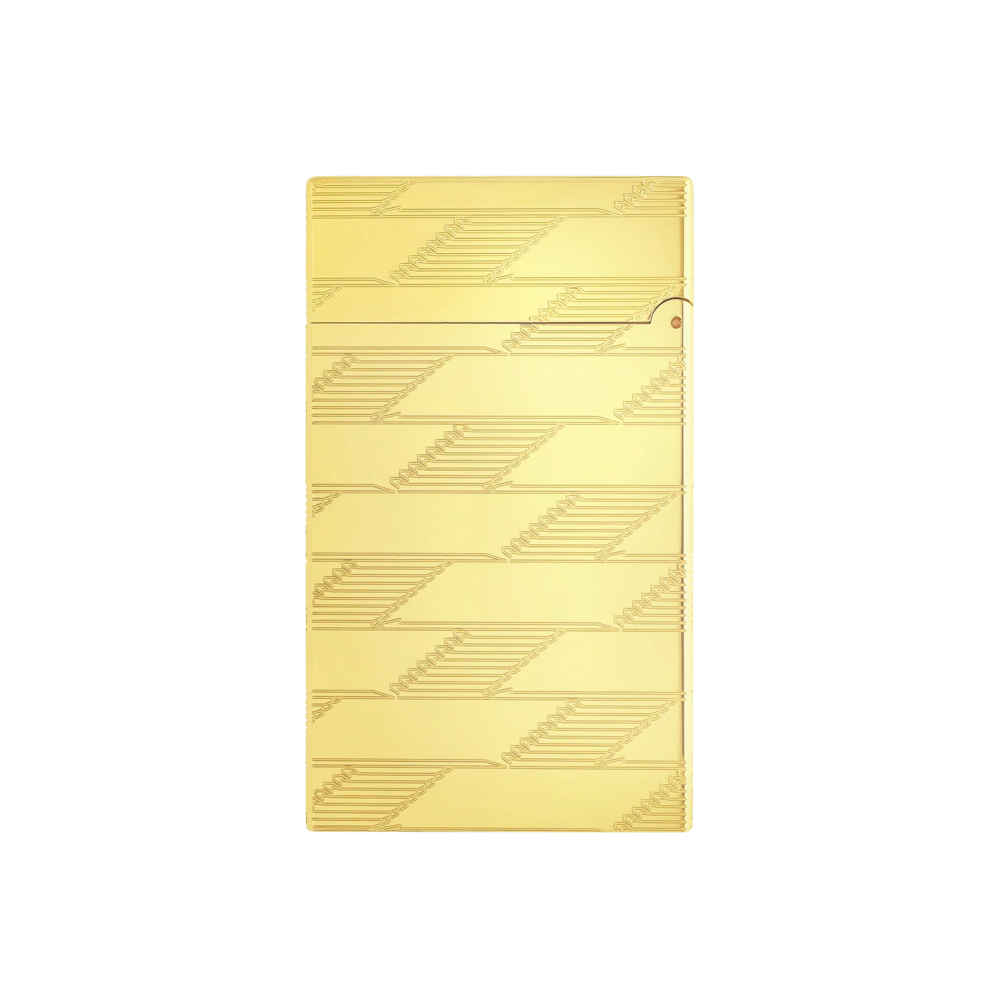 S.T. Dupont Le Grand Guilloche Monogram 1872 Gold Lighter/Briquet C23178