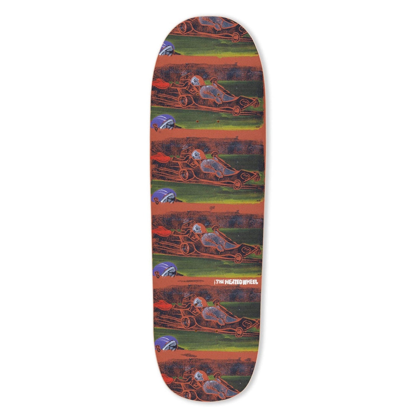 The Heated Wheel Skateboard Deck Cart Jammer 9.25" x 32"