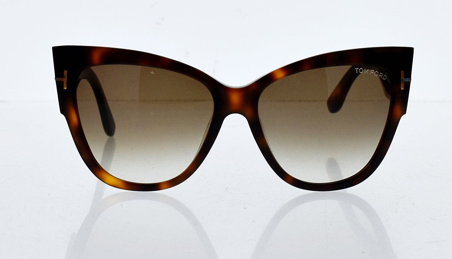 Tom Ford Tom Ford TF371 53F Anoushka - Blonde Havana/Gradient Brown by Tom Ford for Women - 57-16-140 mm Sunglasses