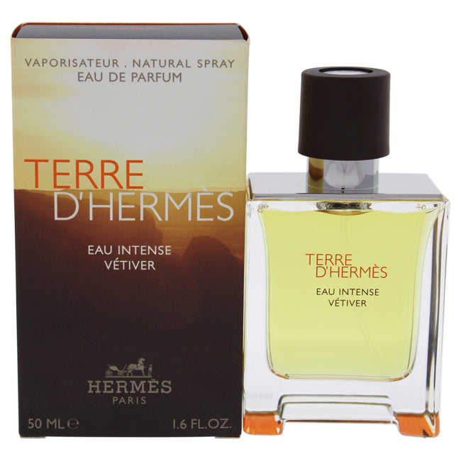 Terre DHermes Eau Intense Vetiver by Hermes for Men - 1.6 oz EDP Spray