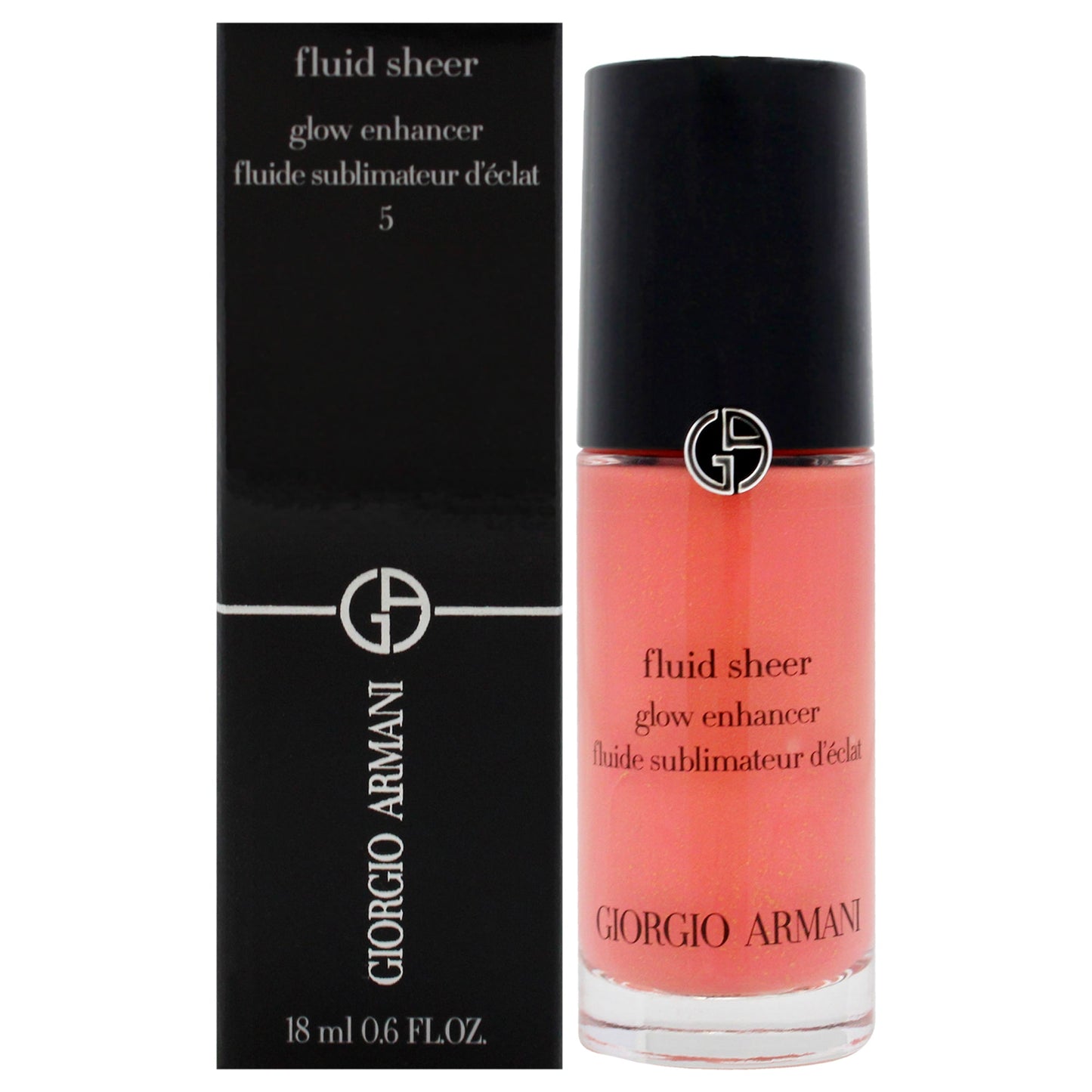 Fluid Sheer Glow Enhancer - 05 Coral by Giorgio Armani for Women - 0.6 oz Makeup