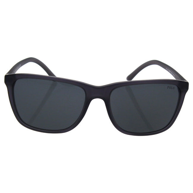 Polo Ralph Lauren PH 4108 5320-87 - Matte Cristal Grey-Grey by Ralph Lauren for Men - 57-17-145 mm Sunglasses