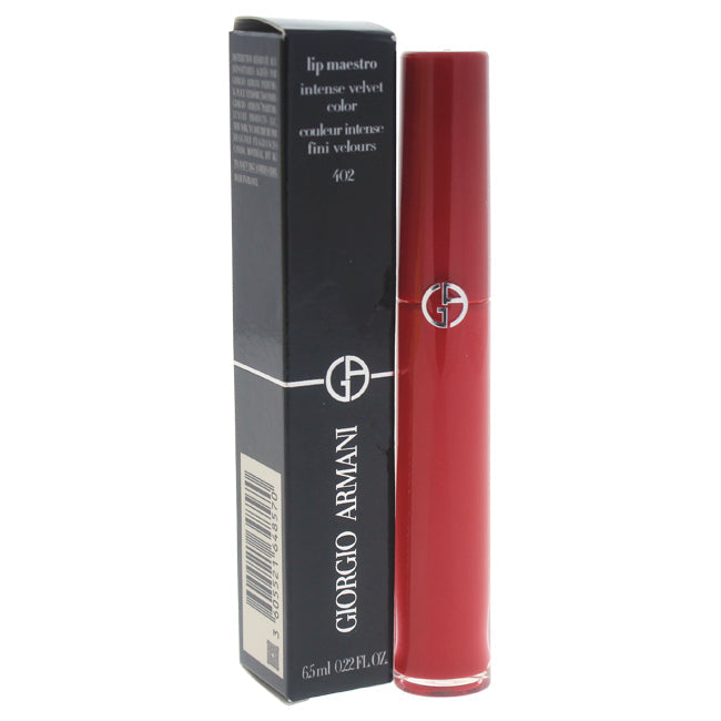 Lip Maestro Intense Velvet Color - 402 Chinese Lacquer by Giorgio Armani for Women - 0.22 oz Lipstick