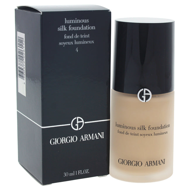Luminous Silk Foundation - 4 Light-Golden by Giorgio Armani for Women - 1 oz Foundation