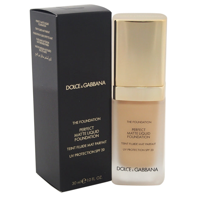 Dolce and Gabbana Perfect Matte Liquid Foundation SPF 20 - 80 Creamy by Dolce and Gabbana for Women - 1 oz Foundation