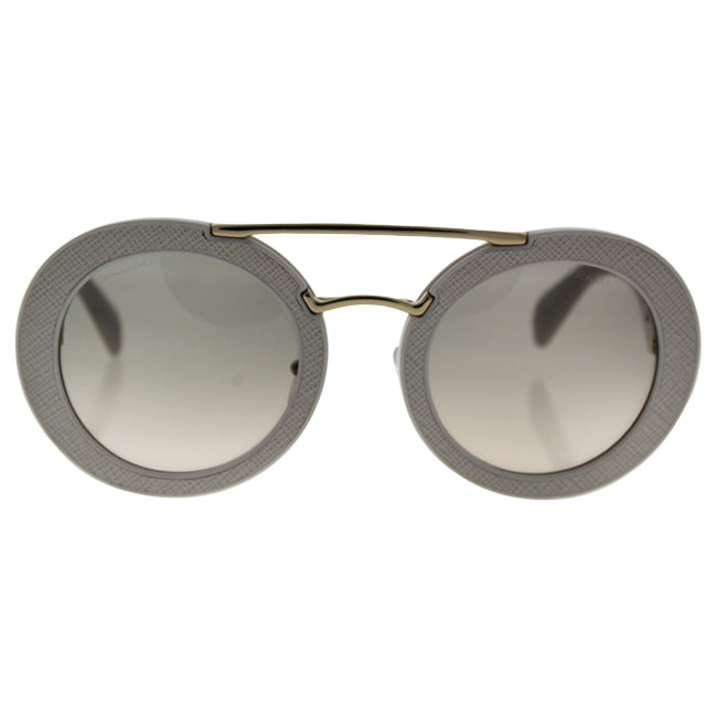 Prada SPR 15S UP-3H2 - Ivory-Light Brown Gradient Light Green by Prada for Women - 53-25-140 mm Sunglasses