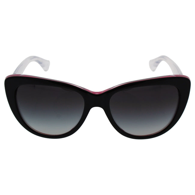 Dolce and Gabbana DG 4221 2794-8G - Black-Peral Fuxia-Crystal-Grey Gradient by Dolce and Gabbana for Women - 55-17-140 mm Sunglasses