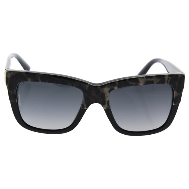 Dolce and Gabbana DG 4262 1995-T3 - Top Leopard On Black-Grey Gradient Polarized by Dolce and Gabbana for Women - 54-18-140 mm Sunglasses