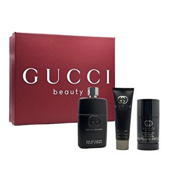 Gucci Guilty Pour Homme Gift Set Eau De Parfum Spray Deodorant Stick 75ml Shower Gel 50ml 90ml