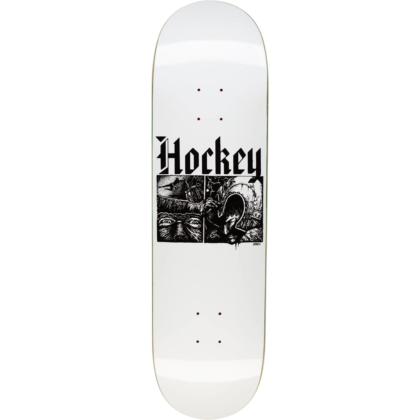 Hockey Nik Stain Middle Earth Shape 2 Skateboard Deck 8.44"
