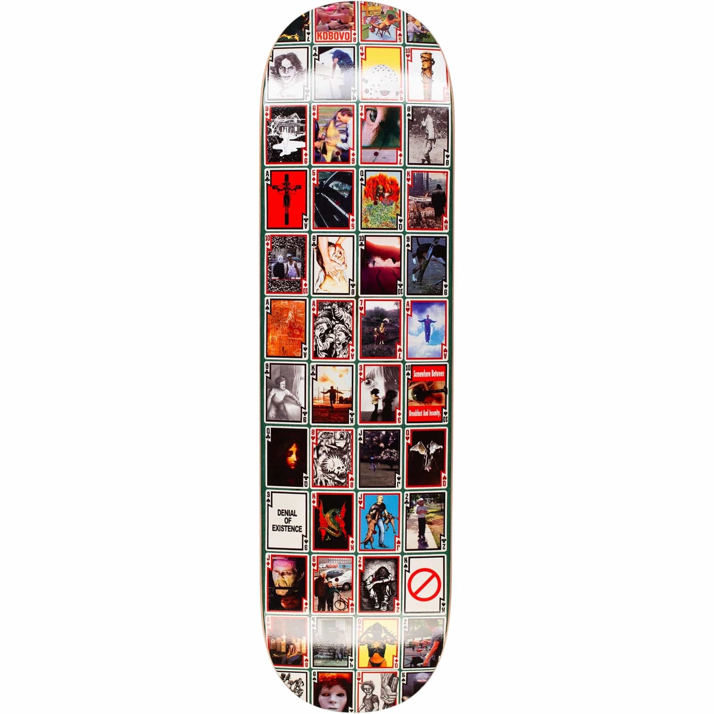 Hockey Playing Cards Skateboard Deck 8.25"