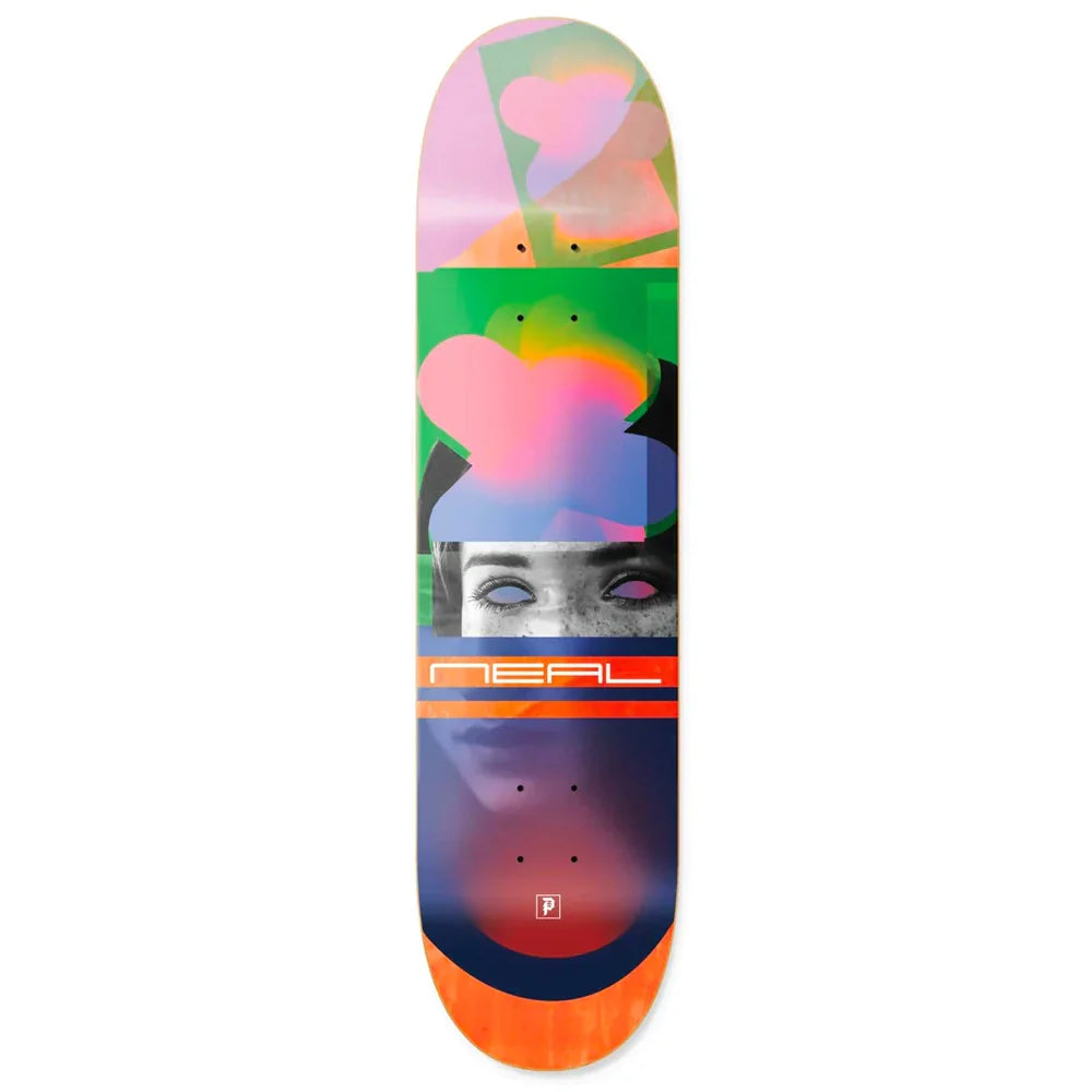 Primitive Robert Neal Eyes Skateboard Deck - 8.25″ Orange