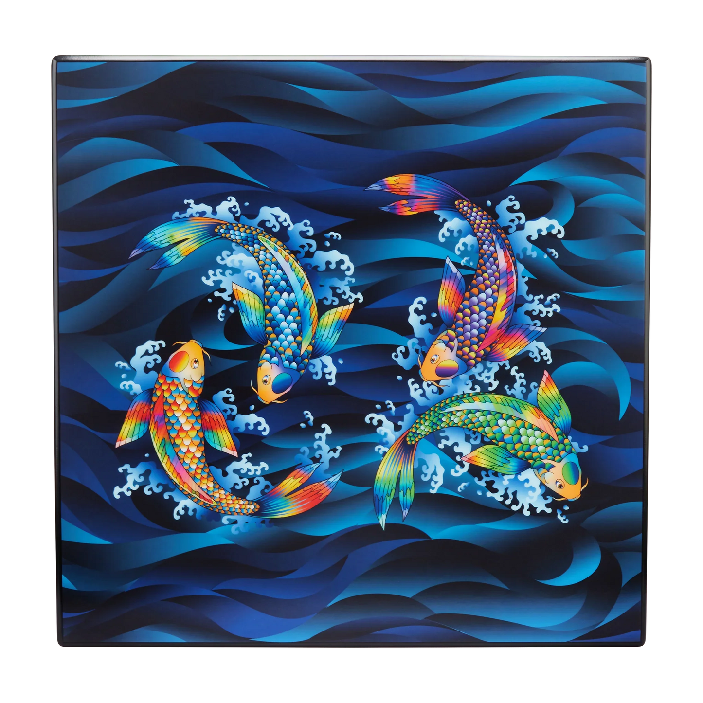 S.T. DUPONT Cigar Humidor Koi Fish Blue 001397