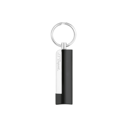 S.T. DUPONT Cigar Cutter/Cigare Coupe Chrome Black 003262