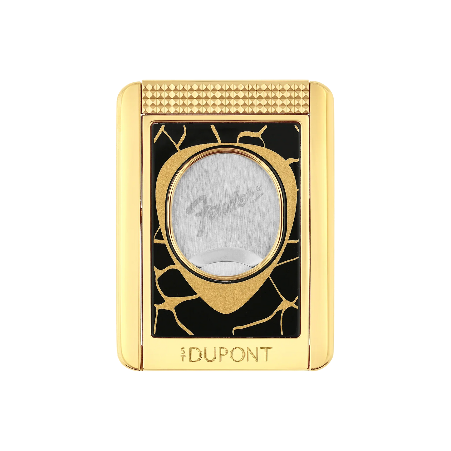 S.T. DUPONT Fender Black Cigar Cutter Stand/Coupe Cigare 003445