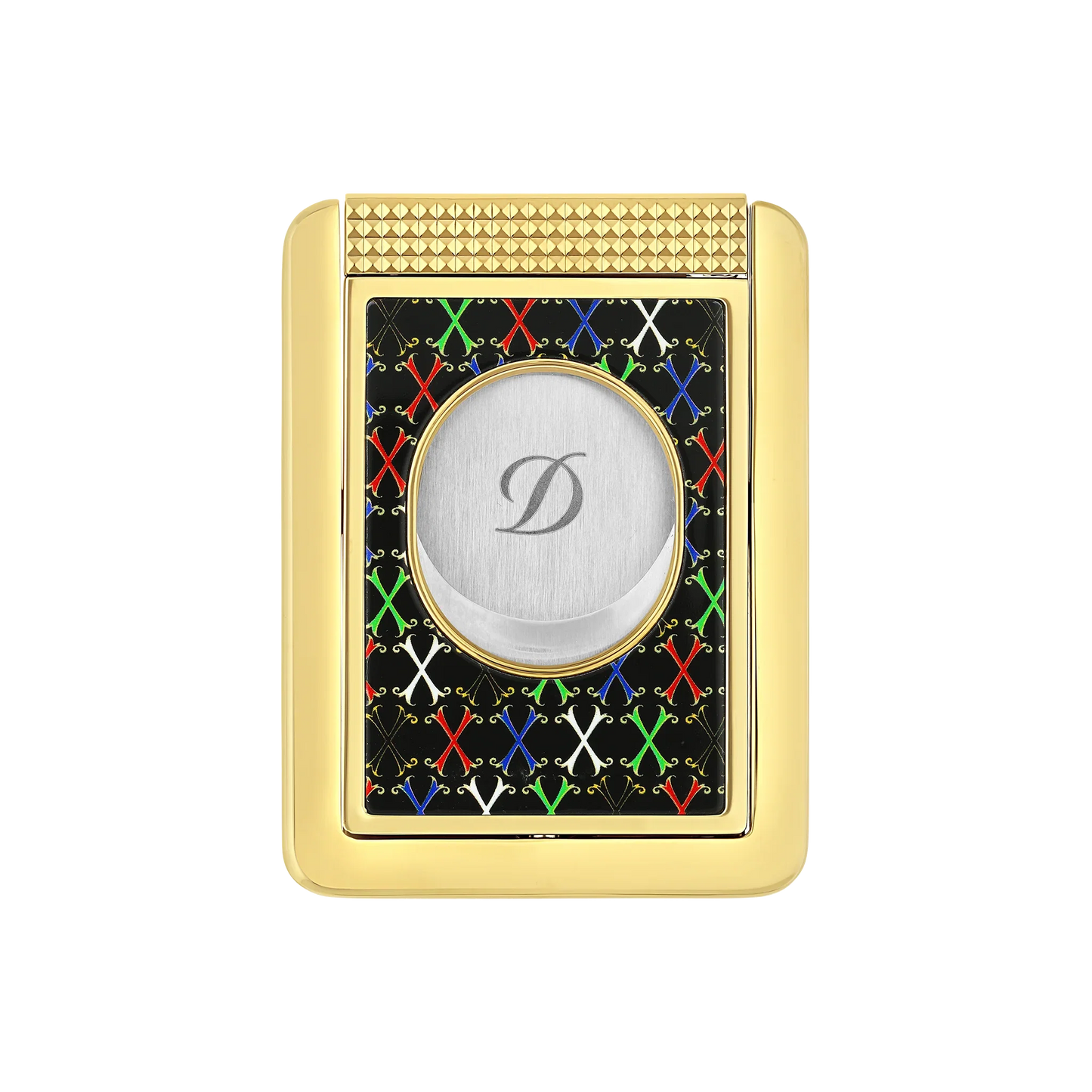 S.T. Dupont Fuente Multicolor Lacquered Cigar Cutter/Stand 003460F