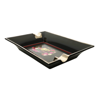 S.T. DUPONT Ashtray Memento Mori Black 006494