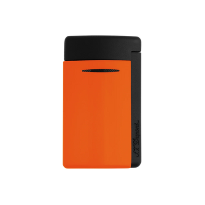 S.T. DUPONT Minijet Lacquer Neon Orange Lighter/Briquet 010869