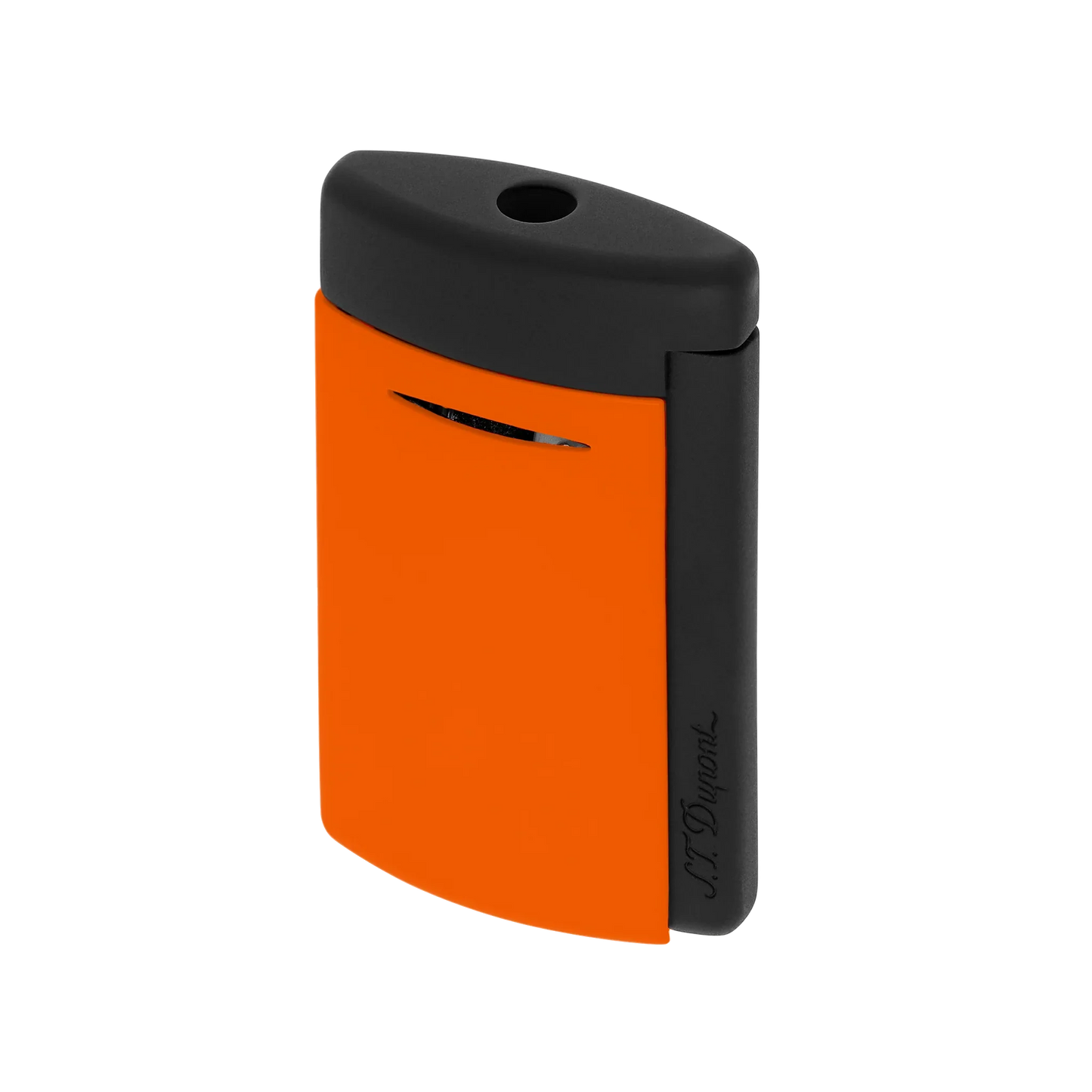 S.T. DUPONT Minijet Lacquer Neon Orange Lighter/Briquet 010869