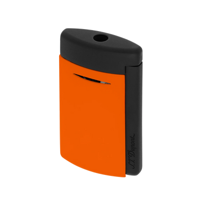 S.T. DUPONT Minijet Lacquer Neon Orange Lighter/Briquet 010869