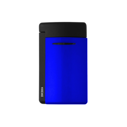 S.T. DUPONT Minijet Lacquer Neon Blue Lighter/Briquet 010871