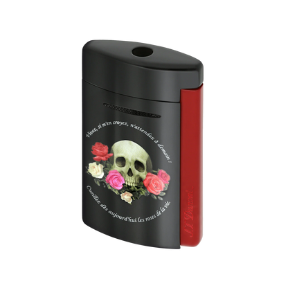 S.T. DUPONT Minijet Memento Mori Black Lighter/Briquet 010894
