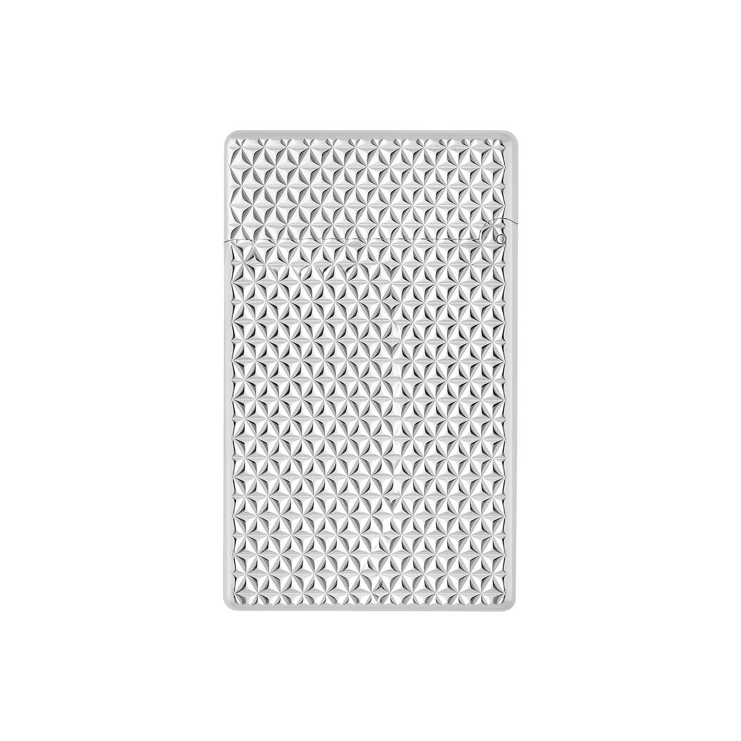 S.T. DUPONT INITIAL DIAMOND HEAD SILVER LIGHTER/BRIQUET 020820