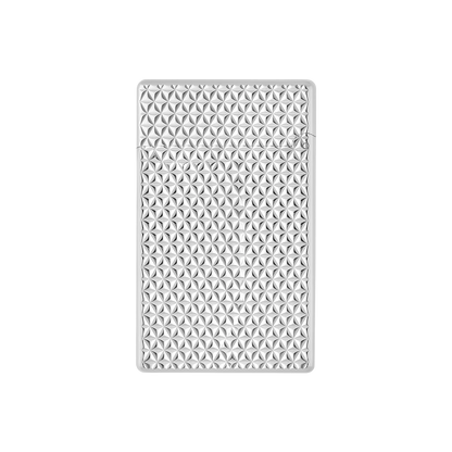 S.T. DUPONT INITIAL DIAMOND HEAD SILVER LIGHTER/BRIQUET 020820