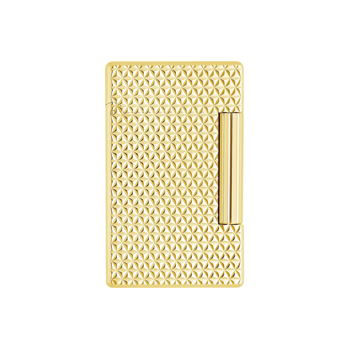 S.T. DUPONT INITIAL DIAMOND HEAD GOLD LIGHTER/BRIQUET 020821