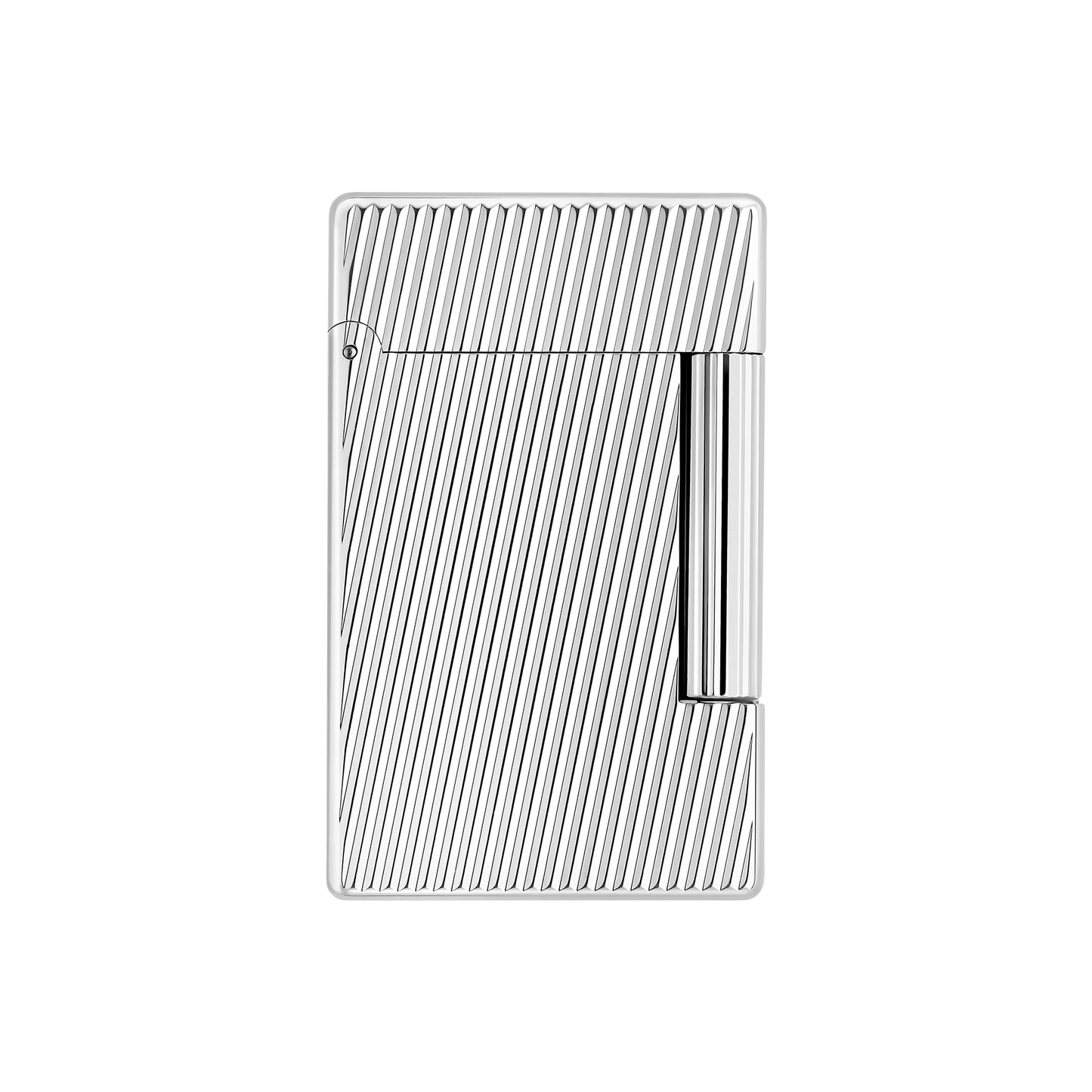 S.T. DUPONT INITIAL DIAGONAL SILVER LIGHTER/BRIQUET 020830