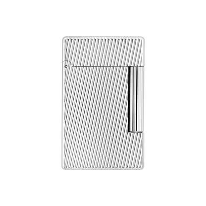 S.T. DUPONT INITIAL DIAGONAL SILVER LIGHTER/BRIQUET 020830