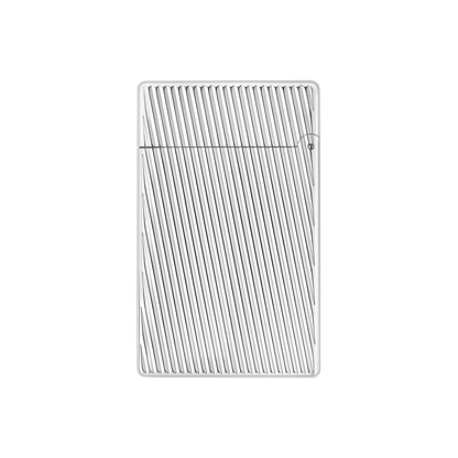 S.T. DUPONT INITIAL DIAGONAL SILVER LIGHTER/BRIQUET 020830