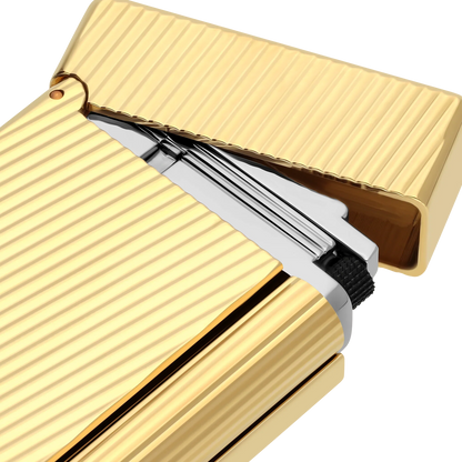 INITIAL DIAGONAL GOLD LIGHTER/BRIQUET 020831