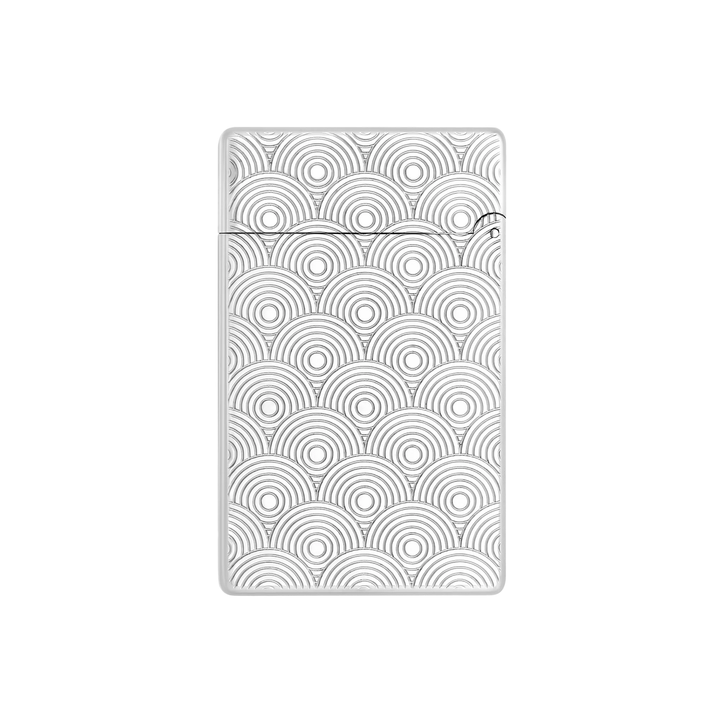 S.T. DUPONT Initial Cinetique Guilloche Palladium Lighter/Briquet 020844