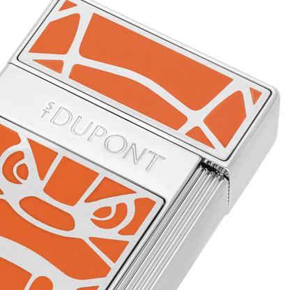 S.T. Dupont Biggy Orlinski Lacquered Orange Lighter/Briquet 025063