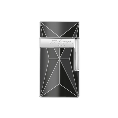 S.T. DUPONT Biggy Chrome Fire X Black Lighter/Briquet 025070