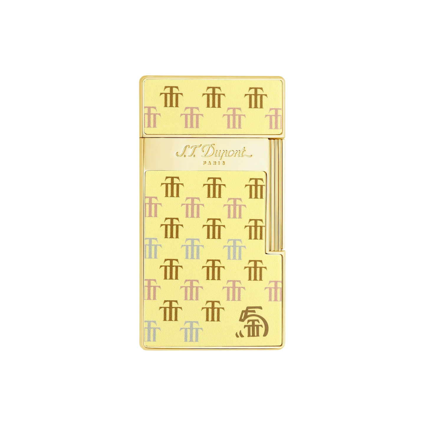 S.T. DUPONT Biggy Lacquered Trinidad Yellow Lighter/Briquet 025077