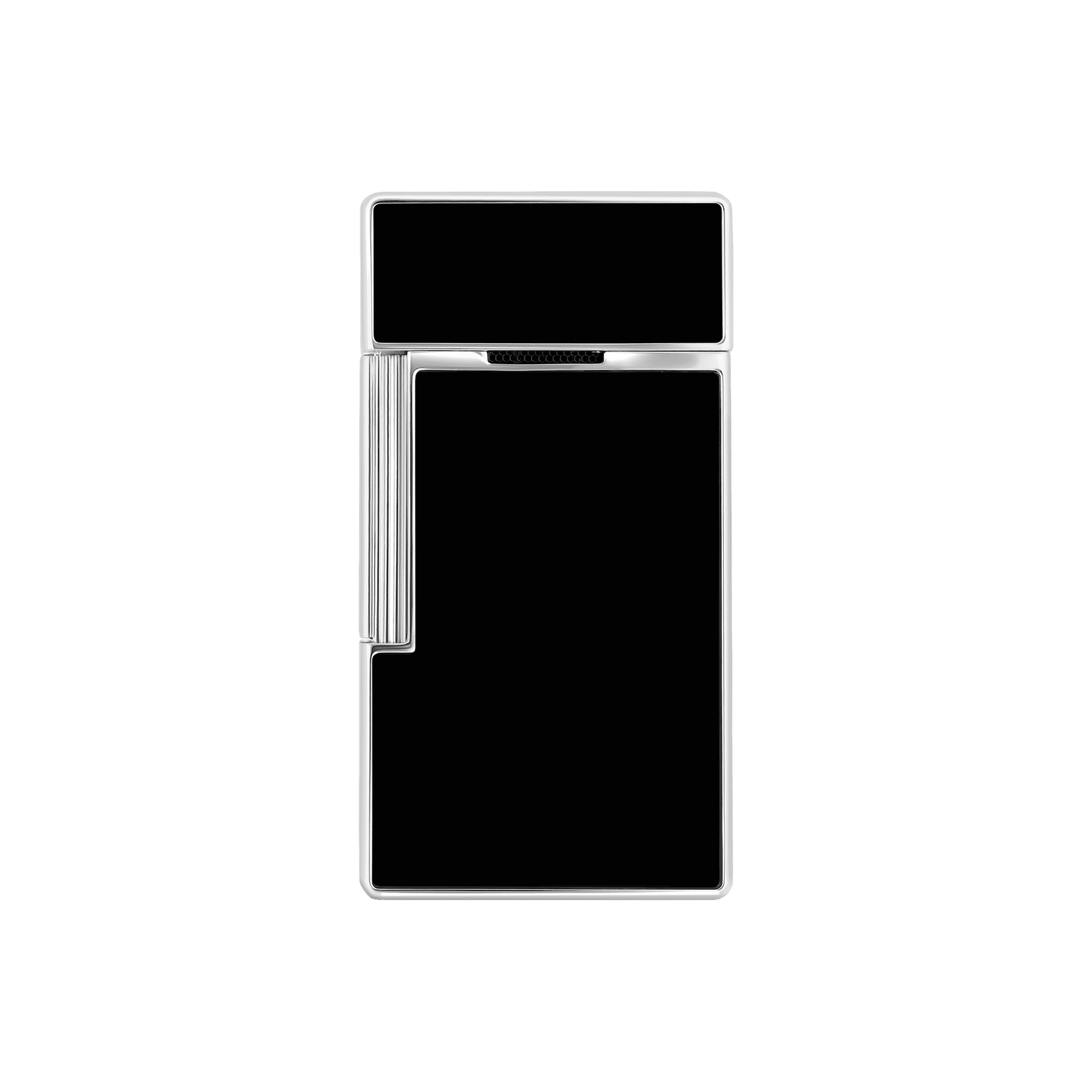 S.T. DUPONT Biggy Black Chrome Silver Lighter/Briquet 025221