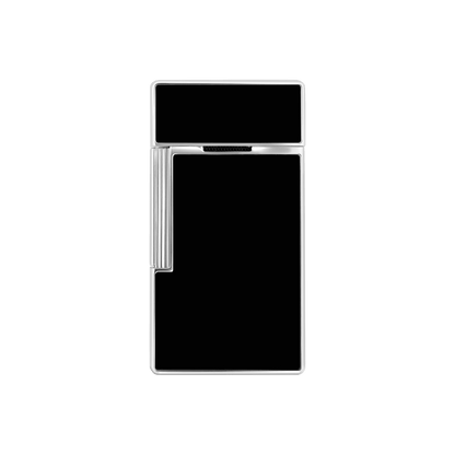 S.T. DUPONT Biggy Black Chrome Silver Lighter/Briquet 025221