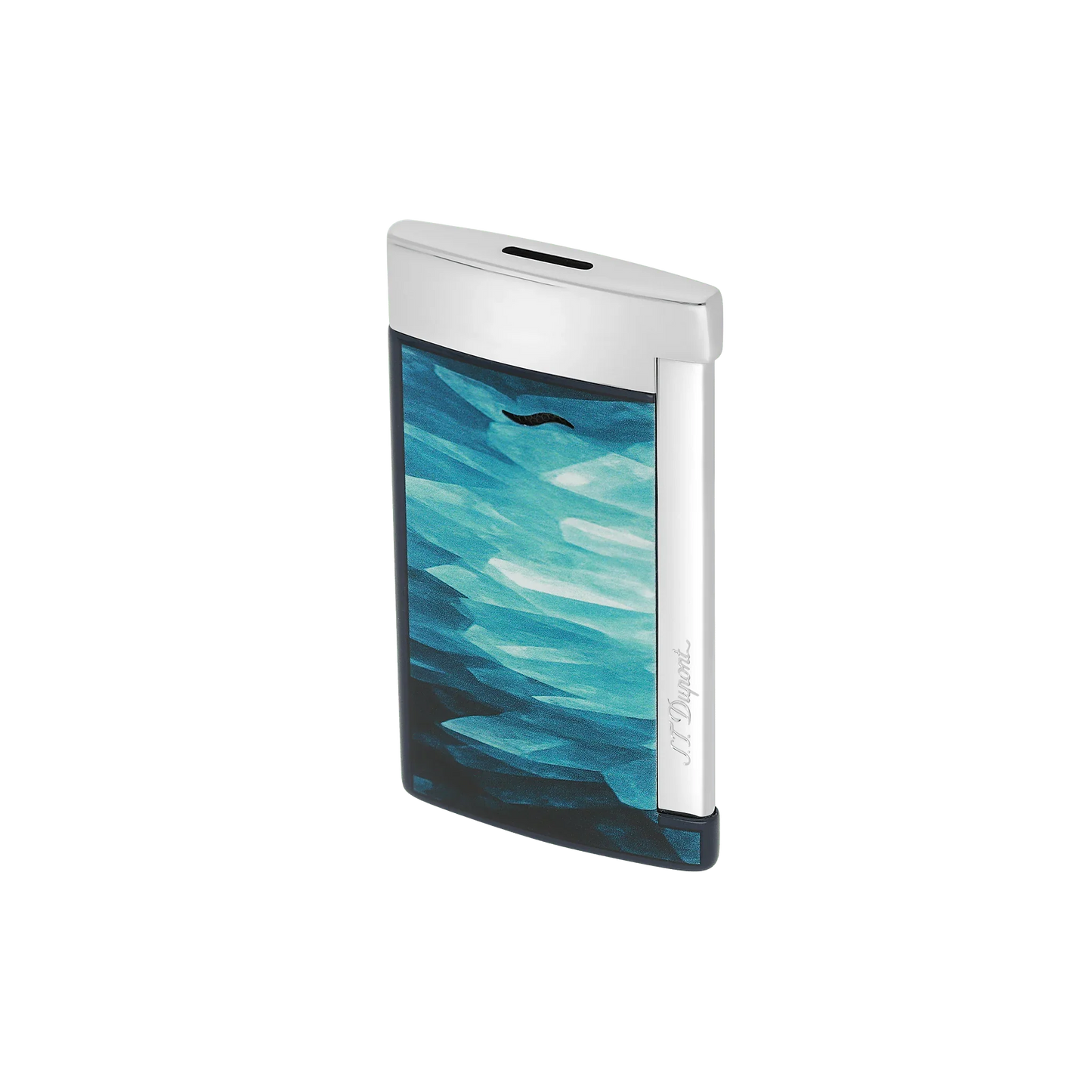 S.T. Dupont Slim 7 Géode Blue Lacquered Lighter/Briquet 027035